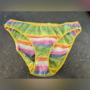 Vintage PINK Victoria's Secret bikini panties Oct 08